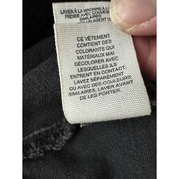 We The Free People Jeans Womens 27 Black Denim Bell Bottoms Retro High Waisted - Picture 6 of 6